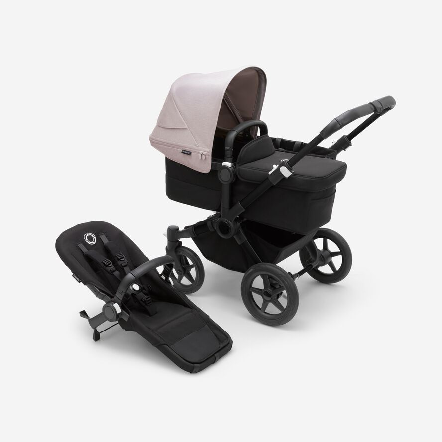 Bugaboo Donkey 5 Mono Complete Black/midnight Black-misty White (In Stock Ships Fast!)