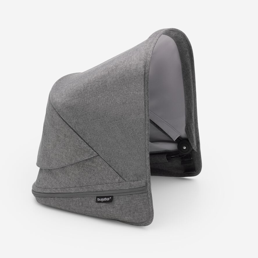 Bugaboo Donkey 5 Sun Canopy Grey Mélange (In Stock Ships Fast!)