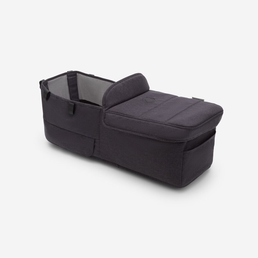 Bugaboo Donkey 5 Mineral Bassinet Fabric Complete Washed Black (Special Order (allow extra time for delivery))