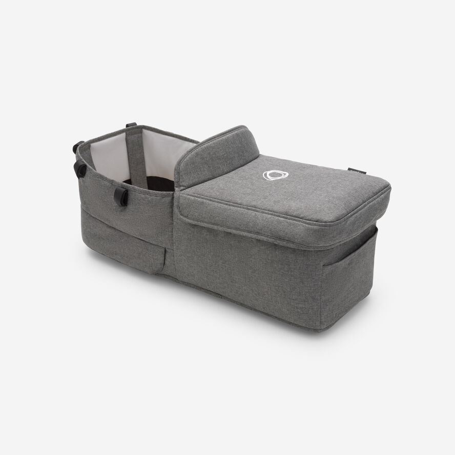 Bugaboo Donkey 5 Bassinet Fabric Complete Grey Mélange (In Stock Ships Fast!)