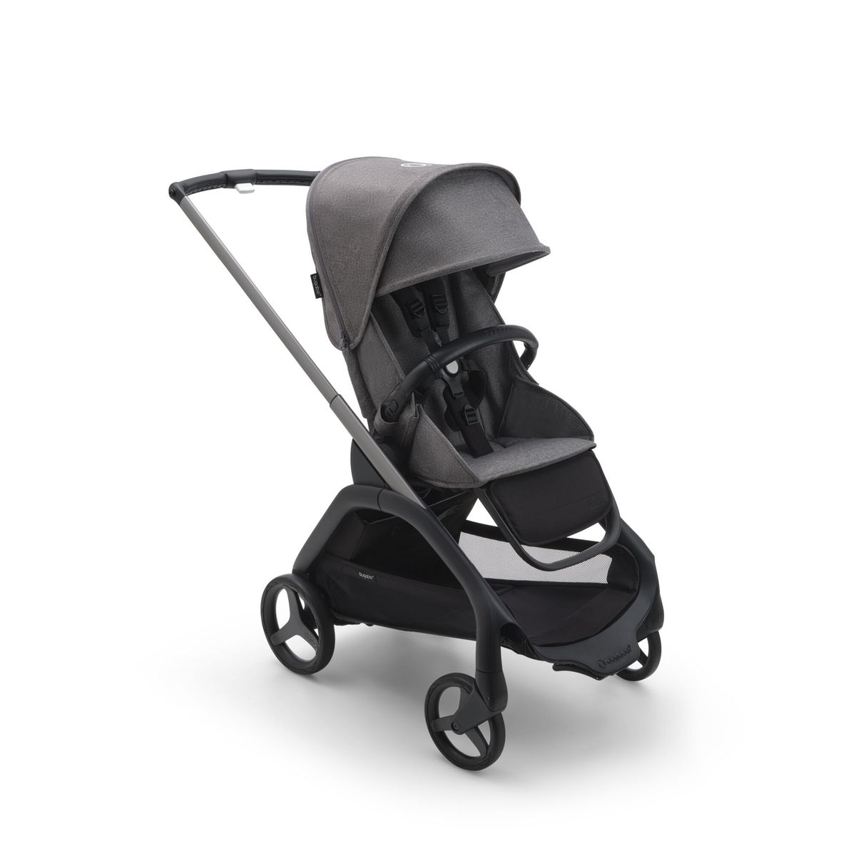 Bugaboo Dragonfly seat complete - Graphite/Grey Melange (In Stock Ships Fast!)