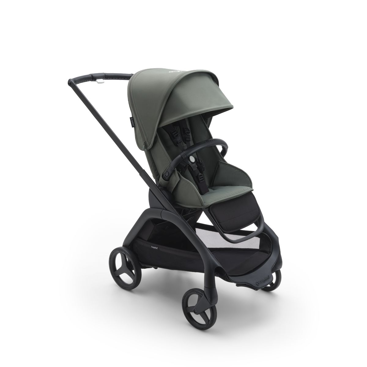 Bugaboo Dragonfly seat complete - Black/Forest Green (In Stock Ships Fast!)