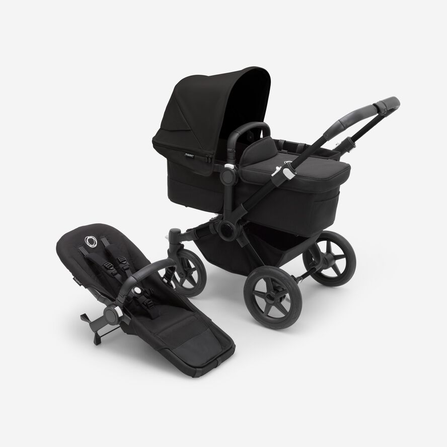 Bugaboo Donkey 5 Mono Complete Black/midnight Black-midnight Black (In Stock Ships Fast!)