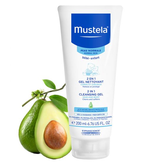 mustela 2 in 1 hair and body wash