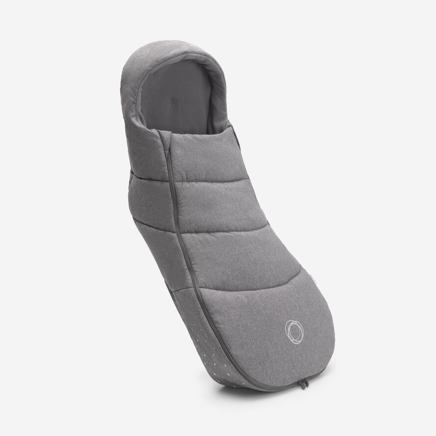 Bugaboo Footmuff Grey Melange (In Stock Ships Fast!)