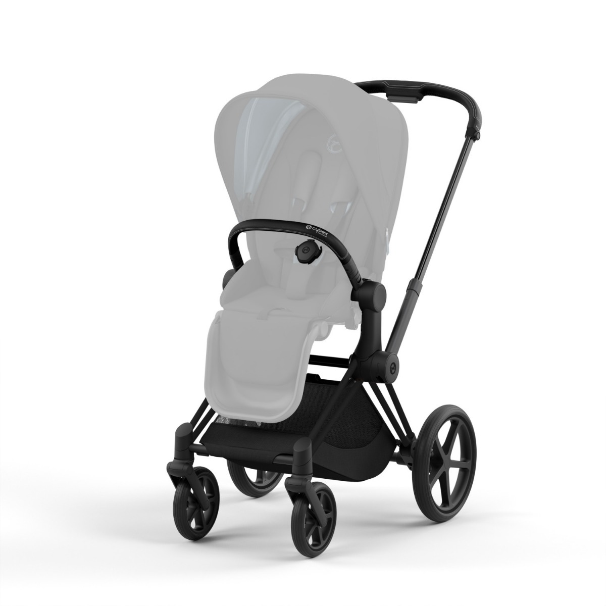 Cybex Priam 4 Frame - Matte Black/Black (Special Order (allow extra time for delivery))