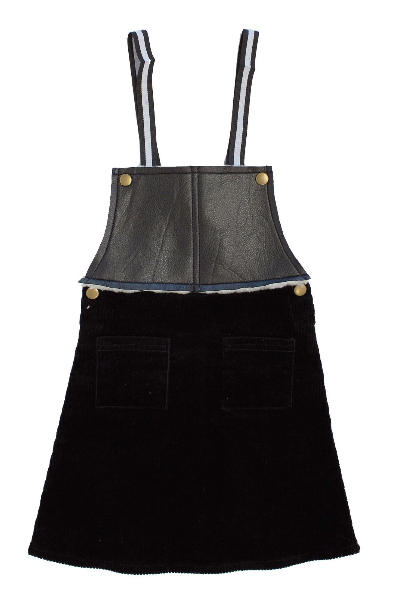 black jumper overalls