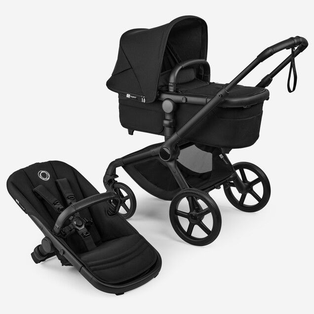 Bugaboo Fox 5 Renew Complete Bassinet and Seat Stroller-Black/Heritage Black (In Stock Ships Fast!)