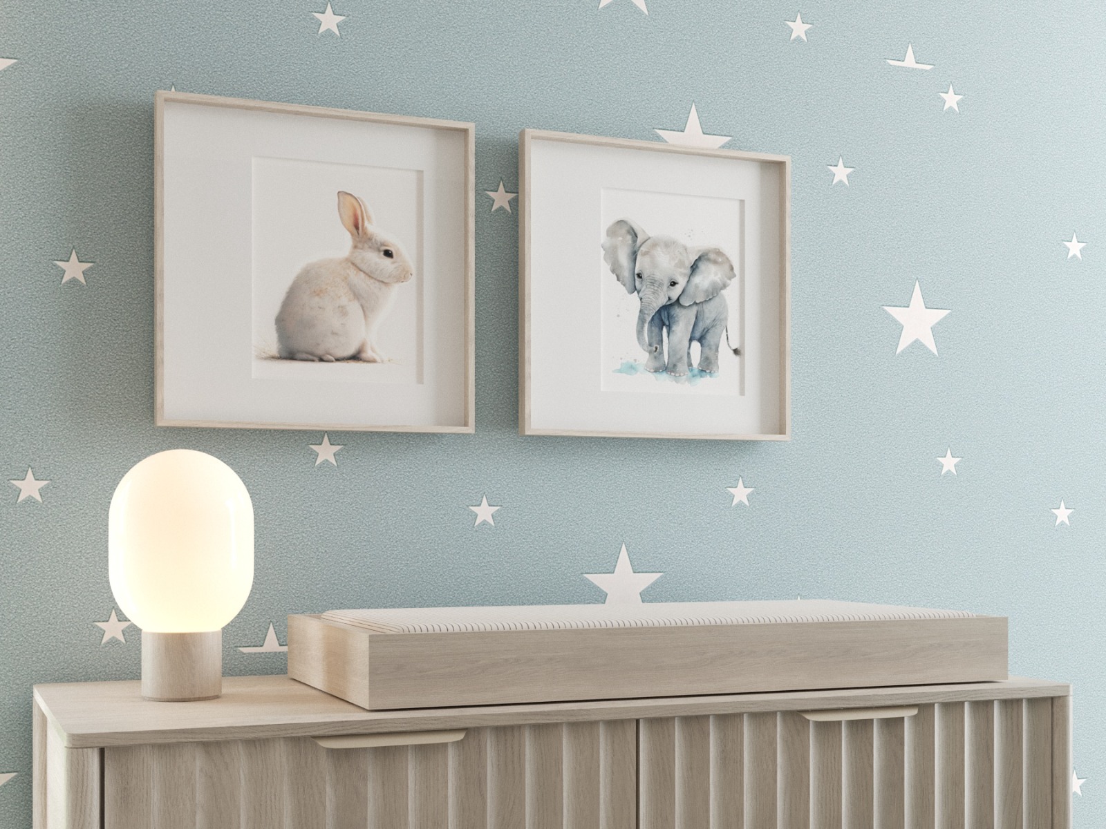 Moonlit Crescent Collection Picture Frames (x 2) (Special Order Delivered Localy with Free Delivery & Setup)