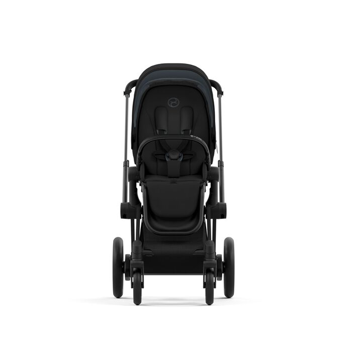 Cybex ePriam2 Matte Black Frame + Deep Black Seat Pack (Special Order (allow extra time for delivery))