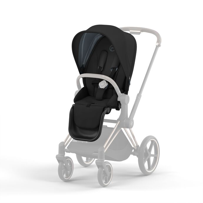 Cybex Priam4/ePriam2 Seat Pack Seat Packs - Deep Black (Special Order (allow extra time for delivery))