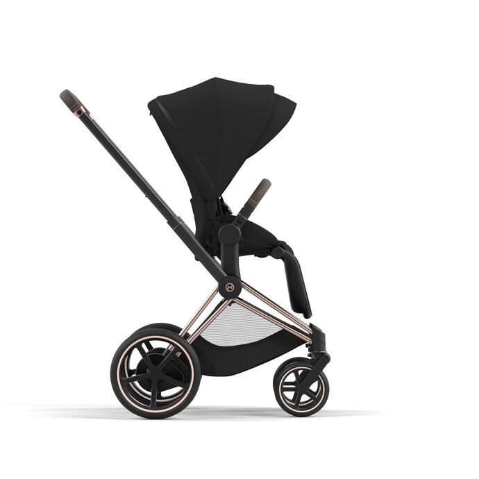 Cybex ePriam2 RoseGold Frame + Deep Black Seat Pack (Special Order (allow extra time for delivery))