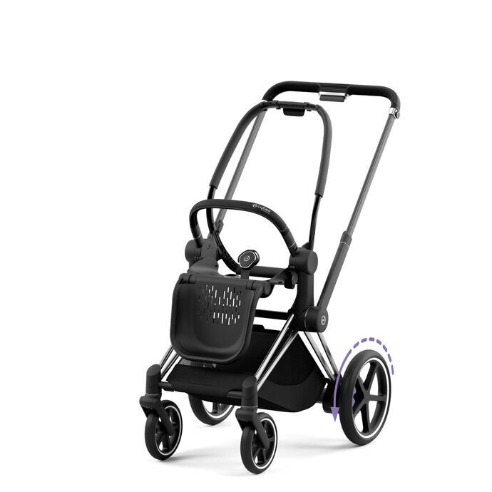 Cybex ePriam2 Frame - Chrome/Black (Special Order (allow extra time for delivery))