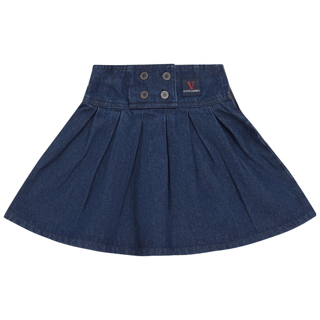 ★Porta★ CORN DENIM PLEATS SKIRT LIGHT BLUE 23SS005 2501bl.jpeg