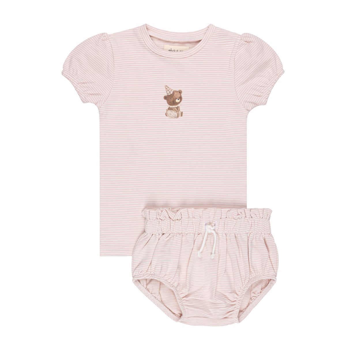 Ely's & Co Organic Bear Collection 2PC Set - Tan Ely's & Co Organic Bear Collection 2PC Set - Tan