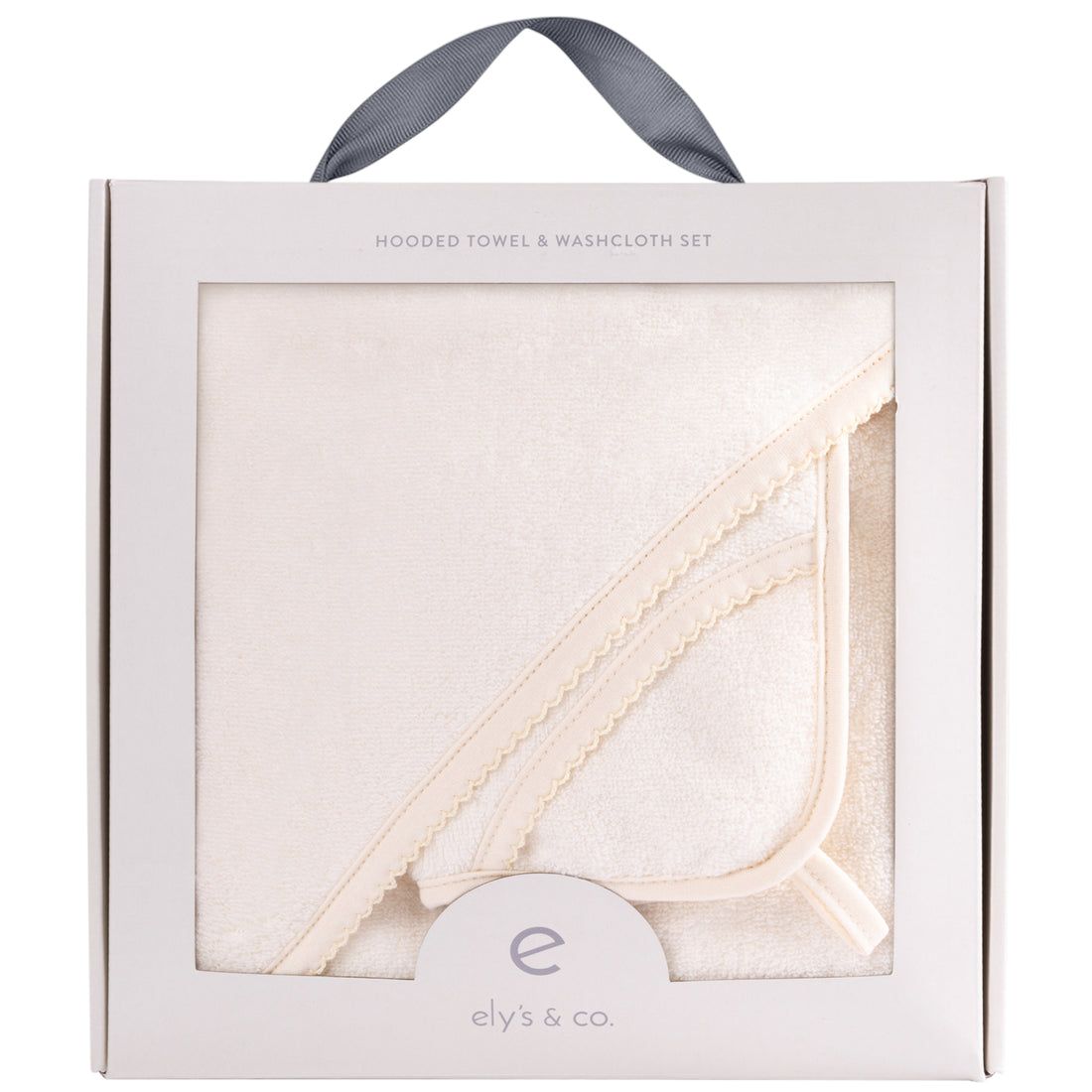 Ely's & Co. Solid Scalloped Wash Cloth Set (3 Pack) - Blue Ely's & Co. Solid Scalloped Wash Cloth Set (3 Pack) - Blue
