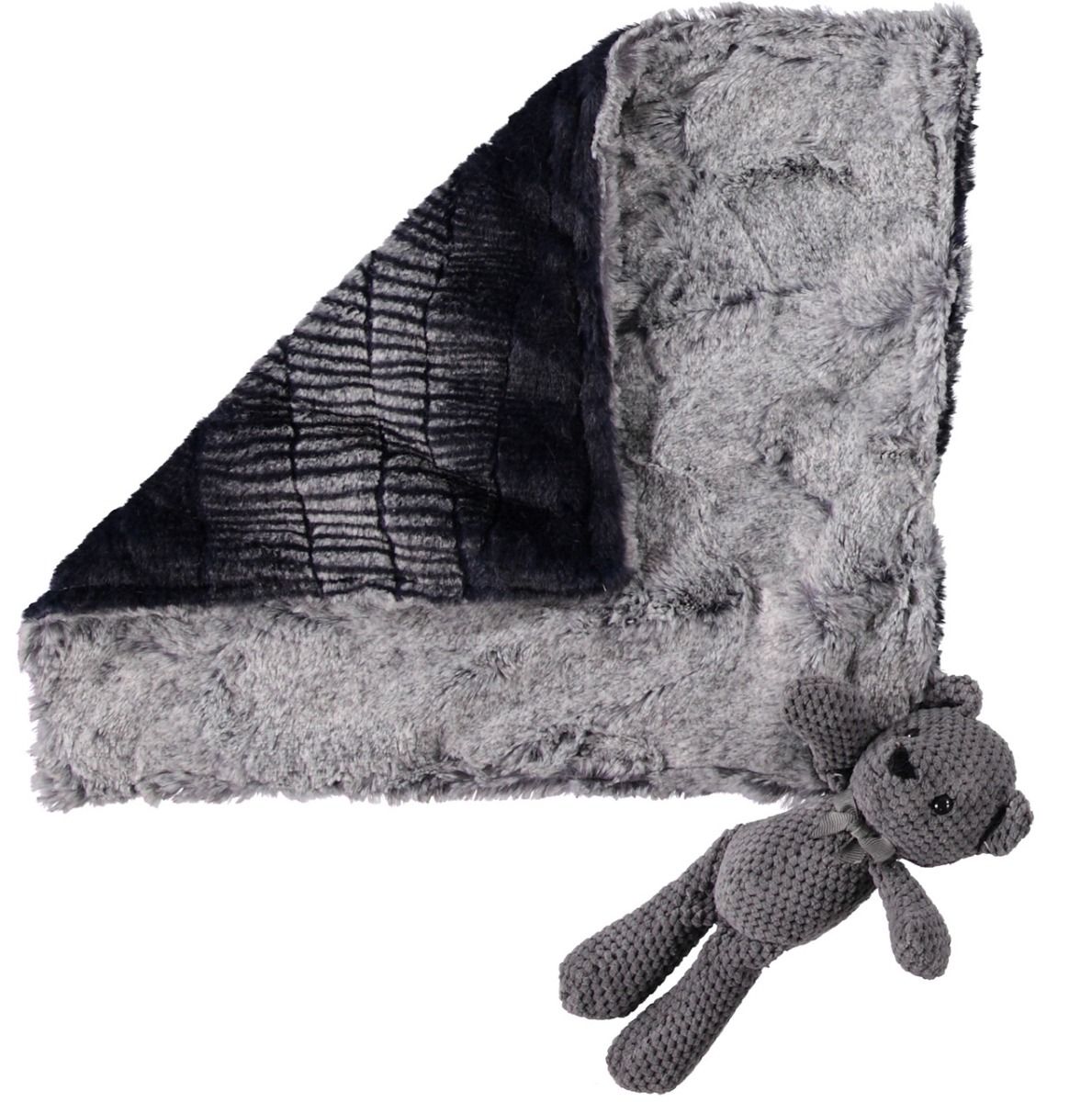 Delore Heather Luxe Stonewash & Navy Solid Lovey Delore Heather Luxe Stonewash & Navy Solid Lovey