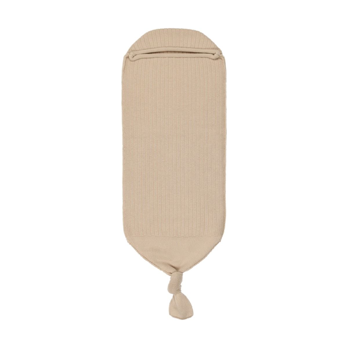 Peluche Ribbed Knit Cocoon & Bonnet - Tan Peluche Ribbed Knit Cocoon & Bonnet - Tan