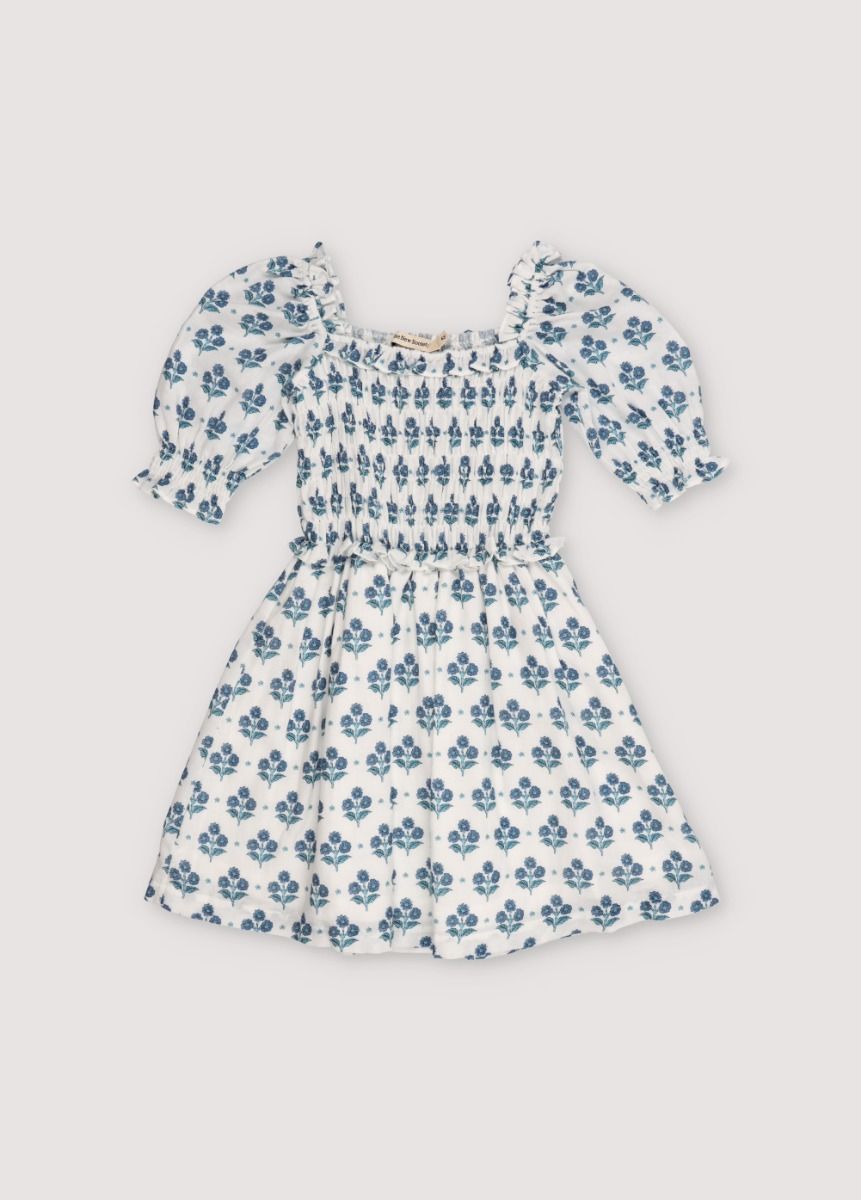 The New Society Eleni Special Dress Hyacinth Print