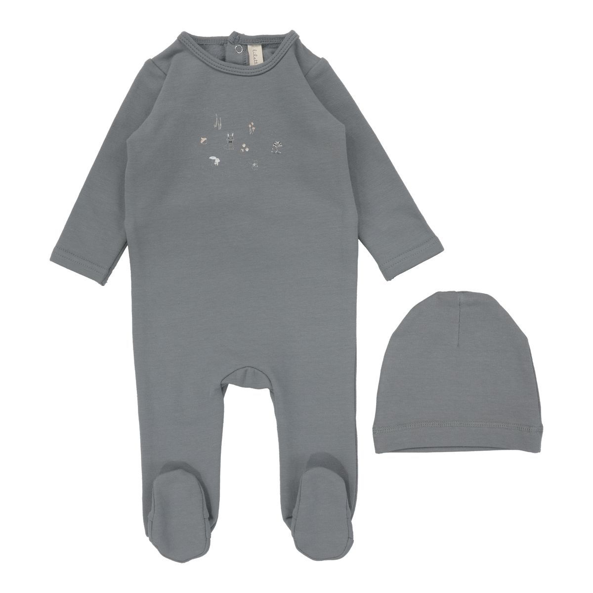 Lil Legs Printed Wrapover Footie Cloud Lil Legs Printed Wrapover Footie Cloud