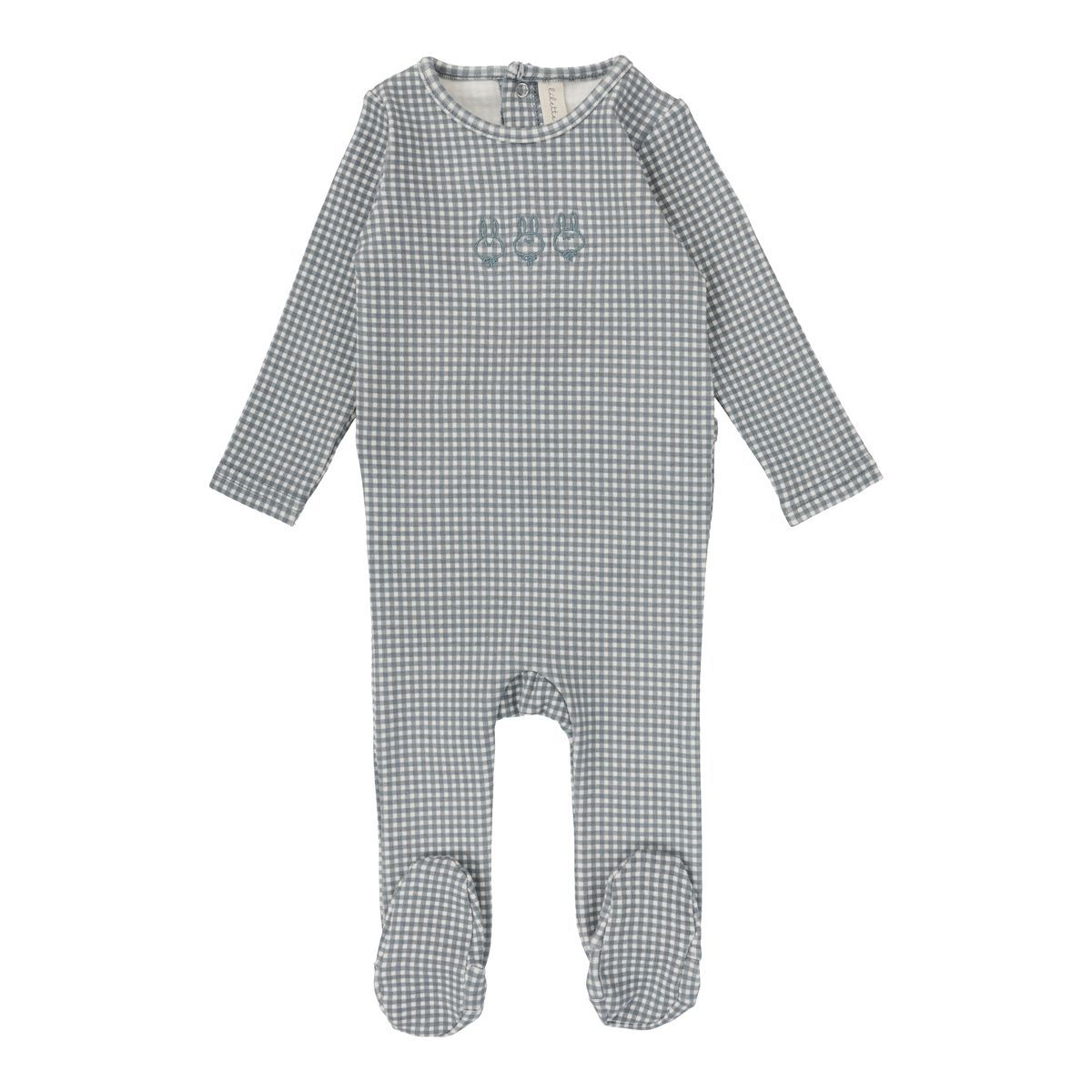 Lilette Gingham Bib - Plum Lilette Gingham Bib - Plum