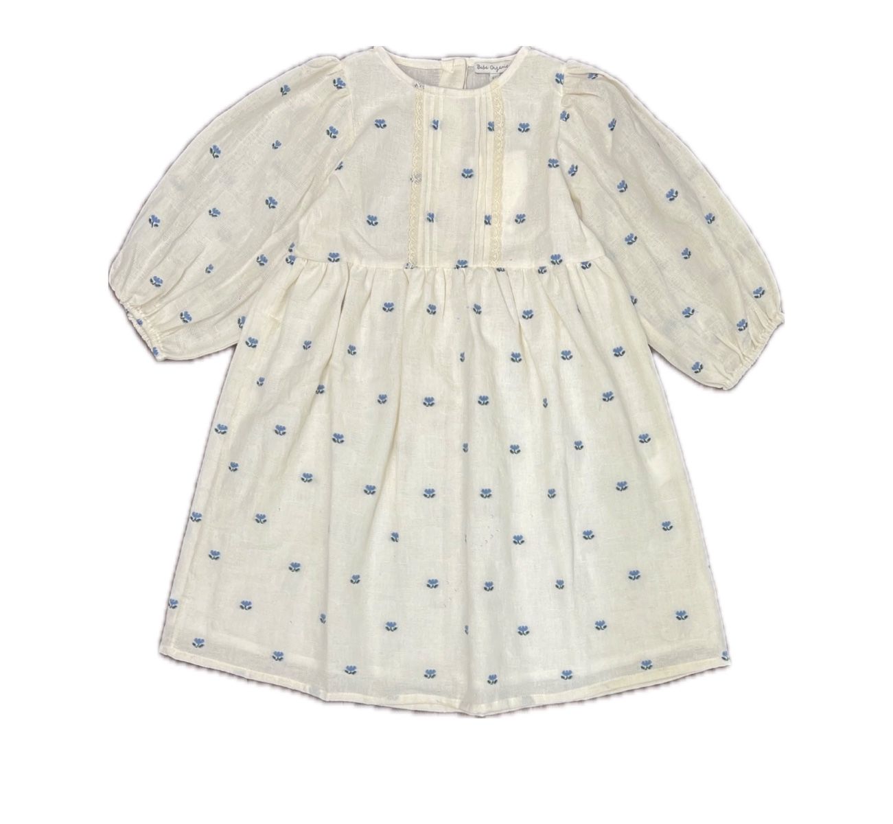 Bebe Organic Lisa Exclusive Dress 3/4 Sleeves Tulip Jacquard