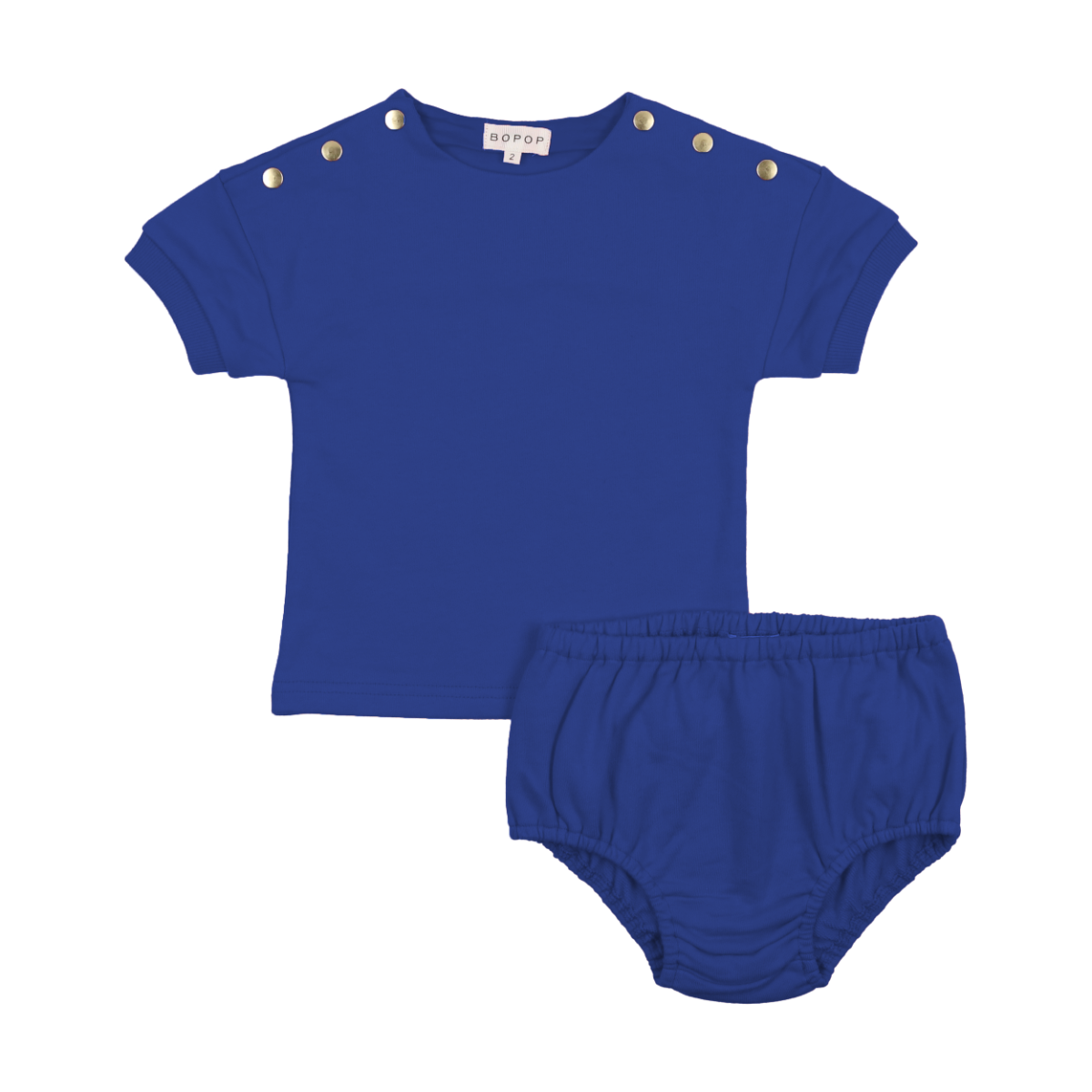 Bopop Snap Toddler Set - Royal Blue Bopop Snap Toddler Set - Royal Blue