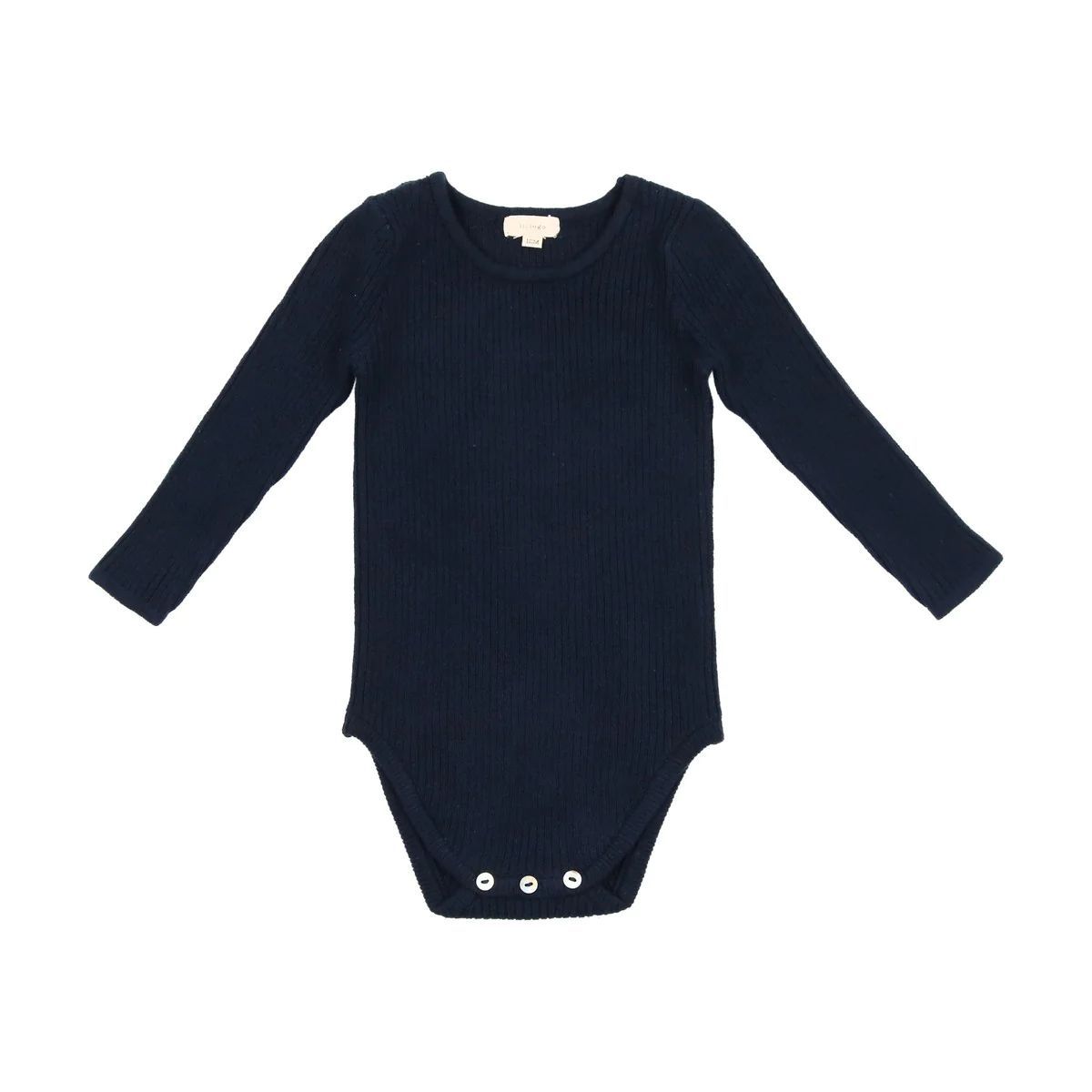 Lil legs Knit Crewneck Onesie - Black Lil legs Knit Crewneck Onesie - Black