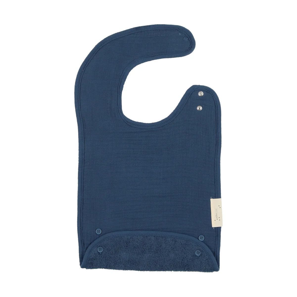 Lil Legs Pinpoint Wrapover Footie - Sea Blue Lil Legs Pinpoint Wrapover Footie - Sea Blue
