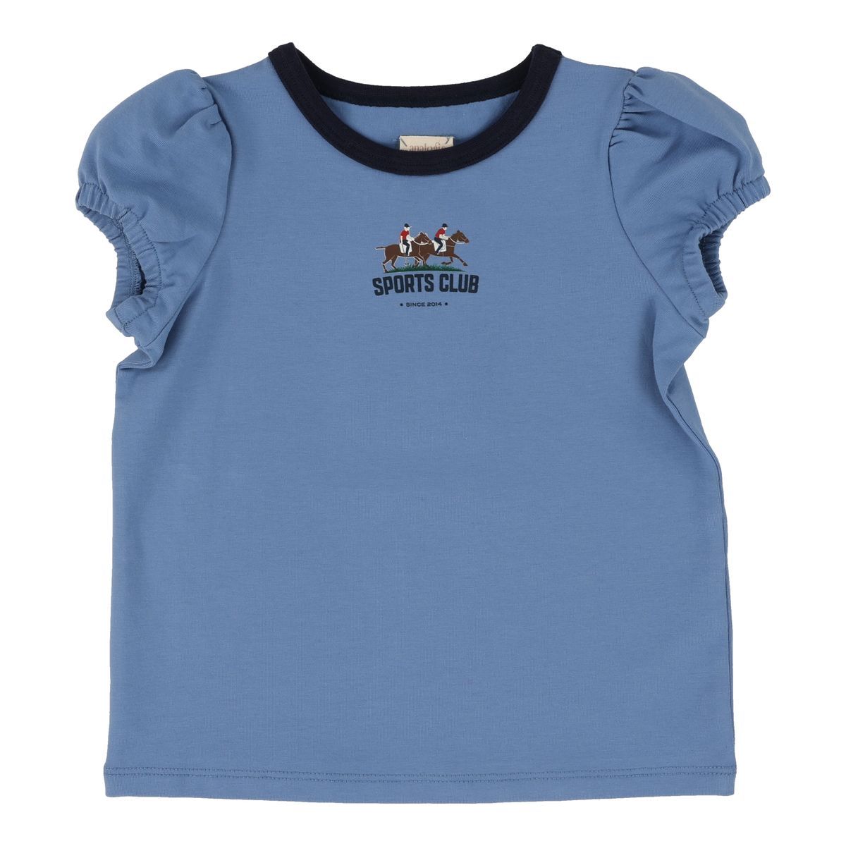 Lil Legs Girls Print Tee Short Sleeve - Blue Lil Legs Girls Print Tee Short Sleeve - Blue