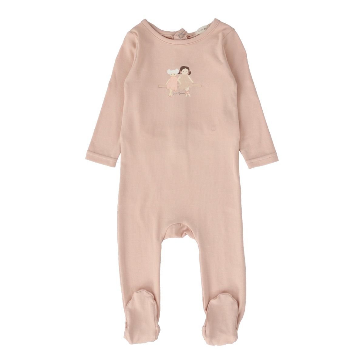 Lil Legs Doll Footie - Rose Lil Legs Doll Footie - Rose