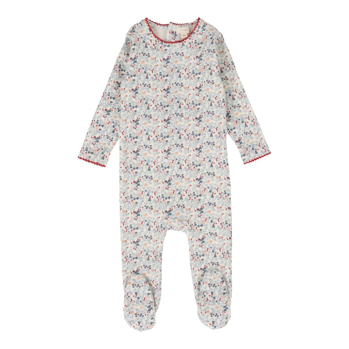 Lil Legs Grandpa Footie - Floral Lil Legs Grandpa Footie - Floral