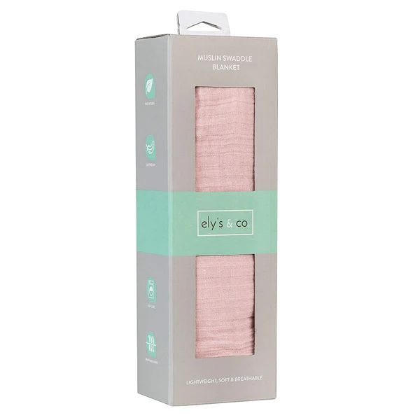 Ely's & Co Single Pack Muslin Swaddles - Ditsy Star Ely's & Co Single Pack Muslin Swaddles - Ditsy Star