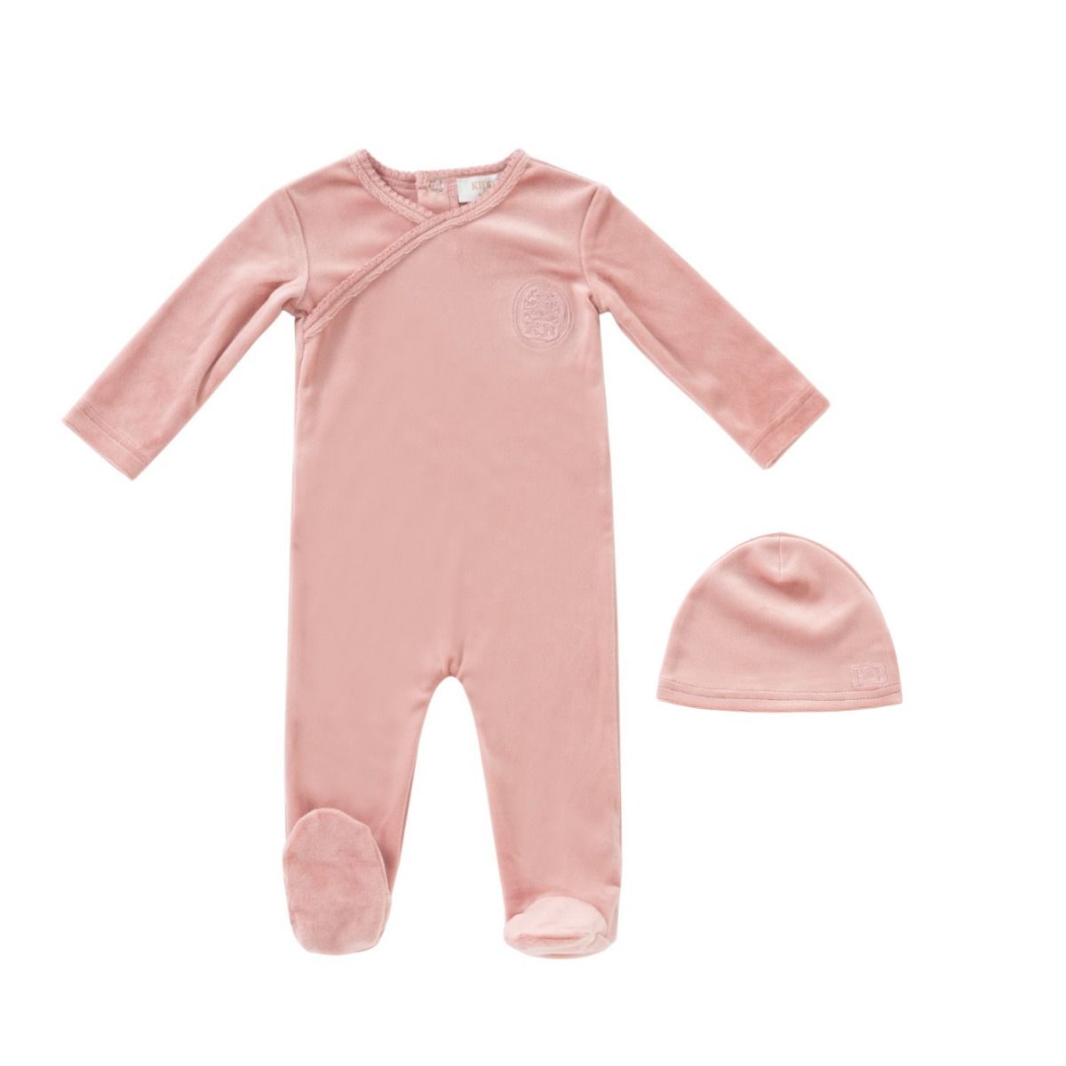 Kipp Stuffed Friends Romper- Mauve Kipp Stuffed Friends Romper- Mauve