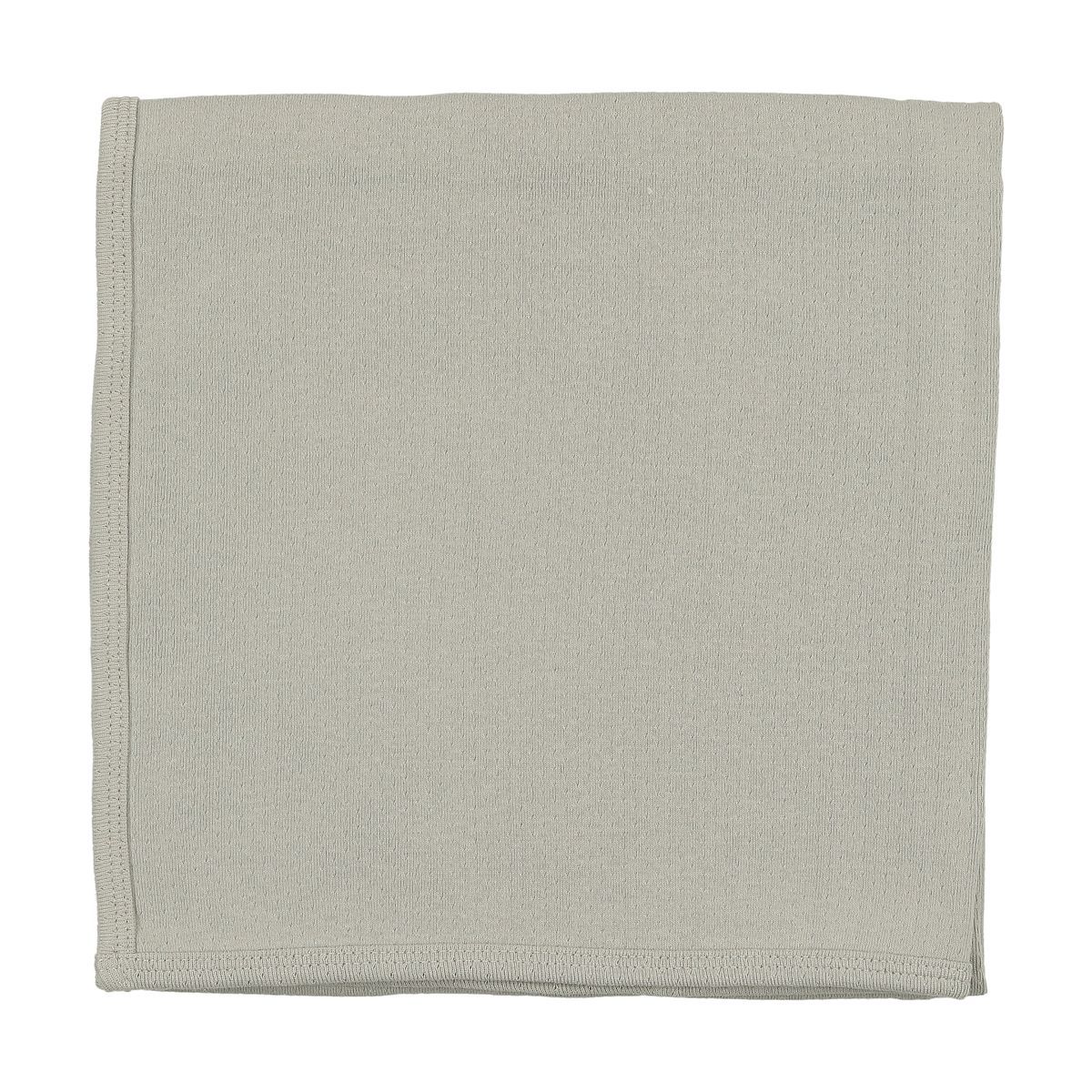 Lil Legs Pinpoint Wrapover Footie - Sea Blue Lil Legs Pinpoint Wrapover Footie - Sea Blue