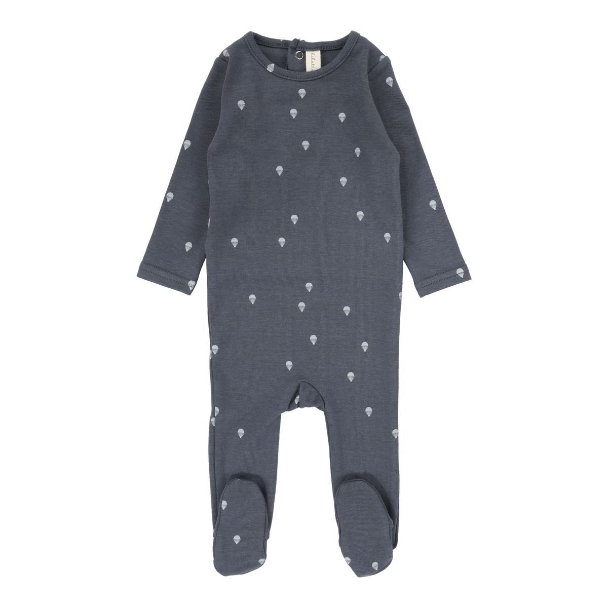 Lilette Hot Air Balloon Footie - Off Navy Lilette Hot Air Balloon Footie - Off Navy