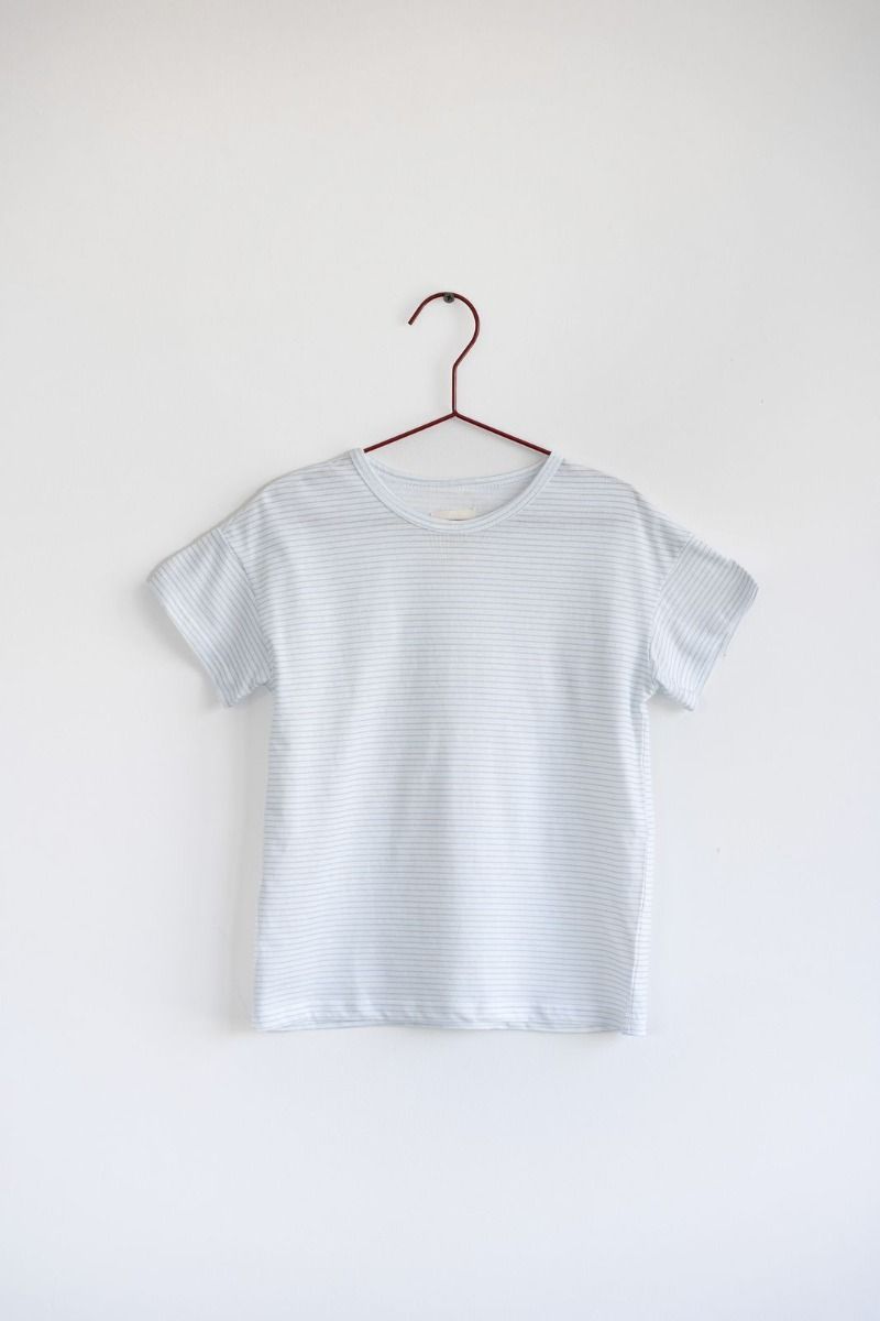 Please Mom Striped Short Sleeve Tee Please Mom Striped Short Sleeve Tee