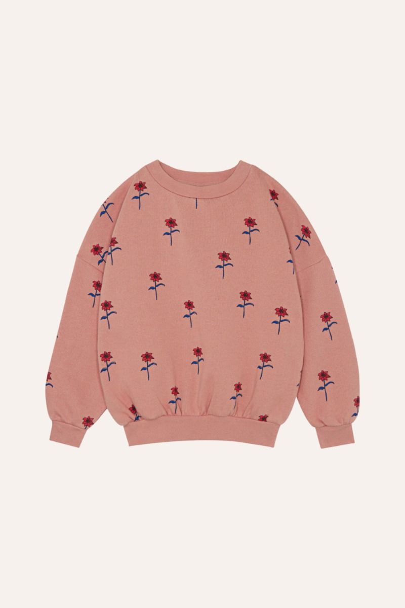 The Campamento FLOWERS PINK SWEATSHIRT