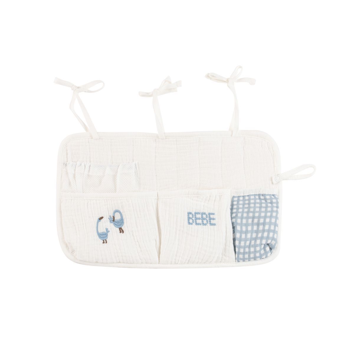 Kipp Crib Organizer - Blue Kipp Crib Organizer - Blue