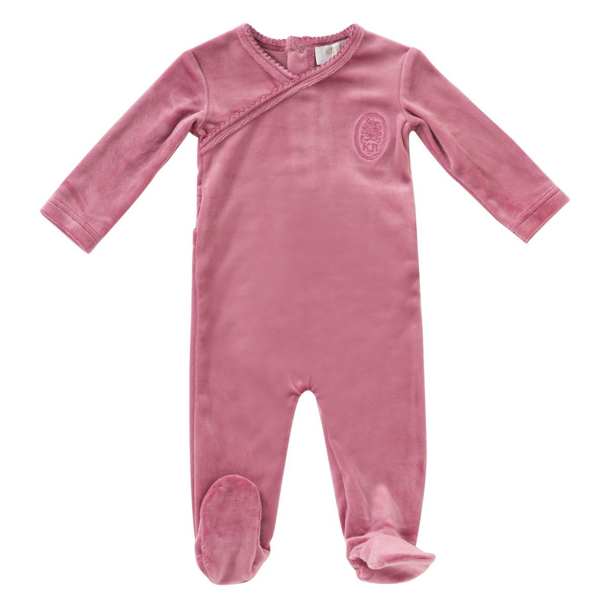 Kipp Embroidered Romper and Hat Set - Pink Kipp Embroidered Romper and Hat Set - Pink