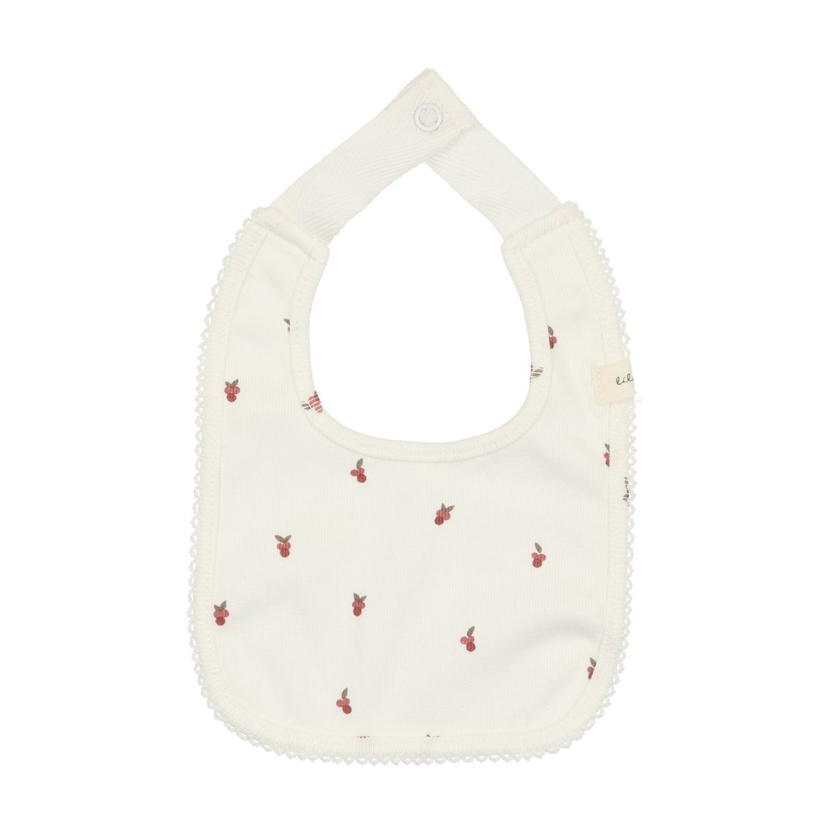 Lil Legs Very Berry Bib - Red Lil Legs Very Berry Bib - Red