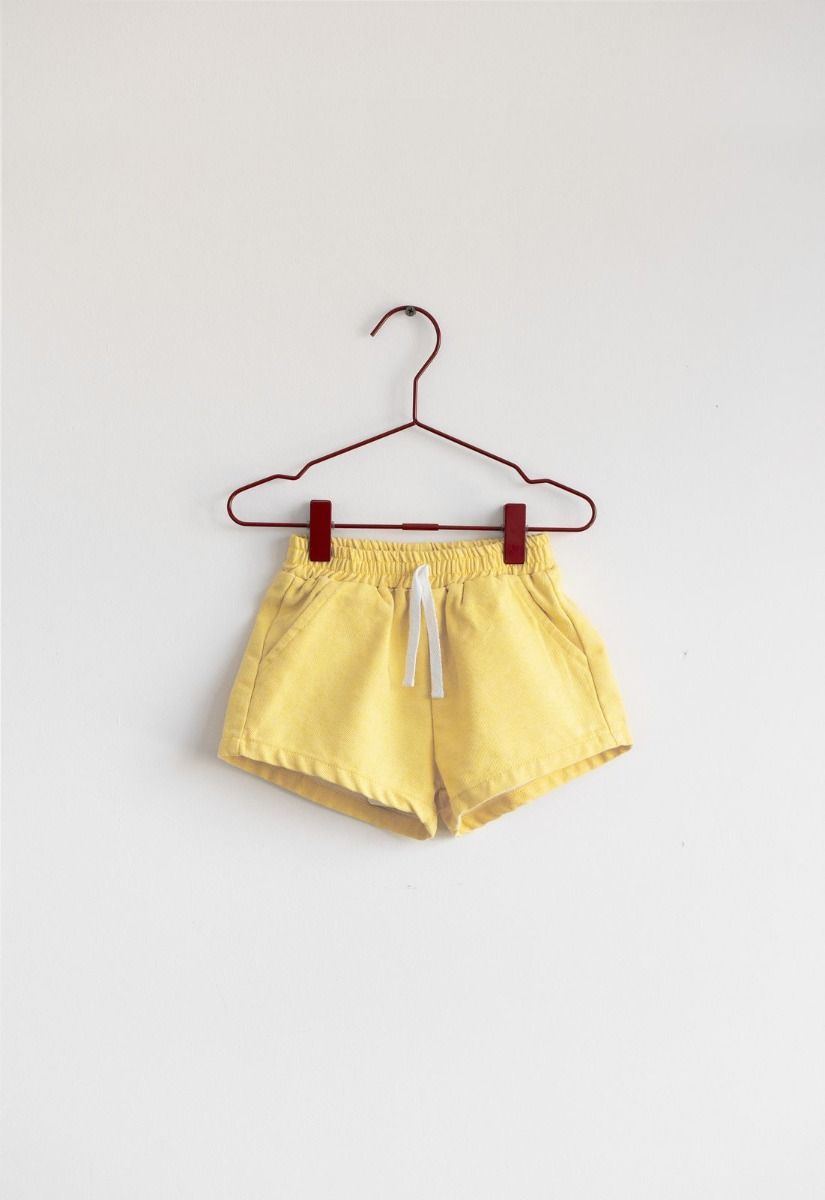 Please Mom Yellow denim Shorts
