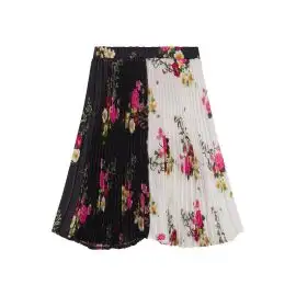 Christina Rhode 2201 Black/White Floral Skirt