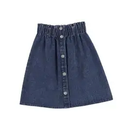Cabana Delim Blue Denim Short Skirt