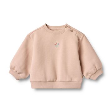 Wheat Sweatshirt L/S embroidery Eliza Rose Dust