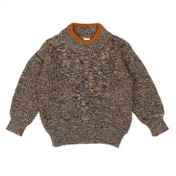 Tun Tun River Sweater Navy & tobacco & nat