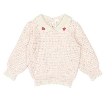 Tun Tun Lily Sweater Rose confetti & natural And Legging Set