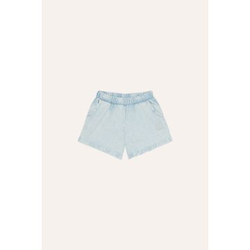 The Campamento Light Blue Denim Baby Shorts