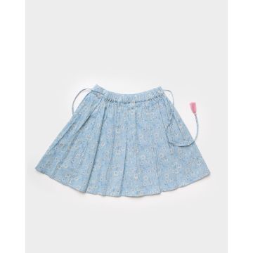 Early Sunday Ruth Skirt Tonal Floral Blue