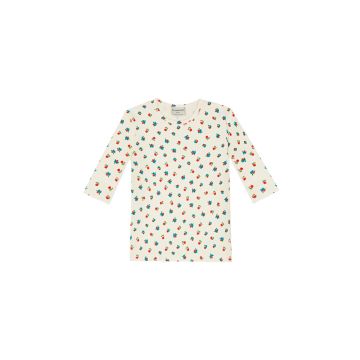 The Campamento Small Flowers Allover Tshirt Ecru